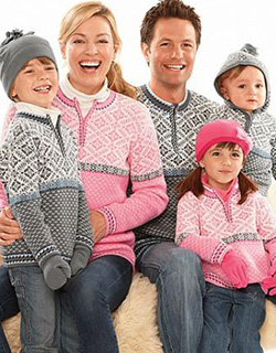 Family look в вязаном стиле