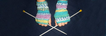 Вязание рукавичек – бережем руки от мороза 