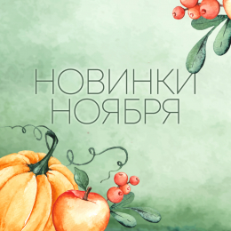 Новинки ноября 2021 Новинки ноября 2021