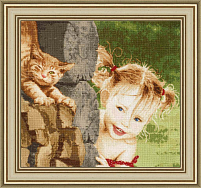 Вышивка ЧМ-058 Озорница Вышивка ЧМ-058 Озорница