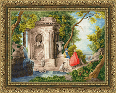 Вышивка МК-056 Сцена в парке 1740 г.