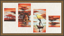 Вышивка АИ-012 Вечерняя Африка