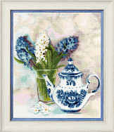 Вышивка АК-012 Гжель и гиацинты