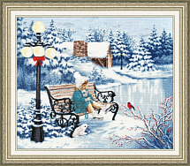 Вышивка ЧМ-035 Серебряные коньки Вышивка ЧМ-035 Серебряные коньки