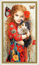 Вышивка ЧМ-090 Подружки