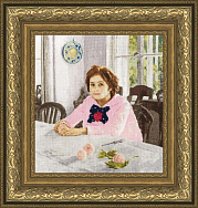 Вышивка МК-039 Девочка с персиками