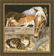 Вышивка З-021 На конюшне
