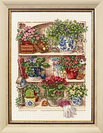 Вышивка ЛЦ-085 Цветочная полка