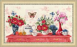 Вышивка СЖ-049 Лето на комоде