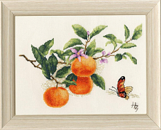 Вышивка ФС-007 Веточка мандарина