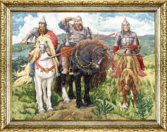 Вышивка КР-004 Богатыри. 1881-1898