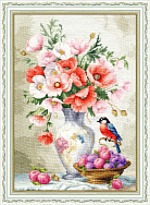 Вышивка ЛЦ-086 Акварельные маки