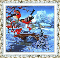 Вышивка РТ-084 Ветка рябины Вышивка РТ-084 Ветка рябины