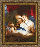 Вышивка МК-102 Амур развязывает пояс Венеры