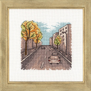 Вышивка М-013 Осенний бульвар