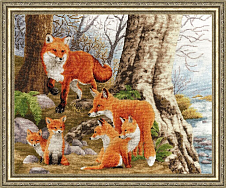 Вышивка ДЖ-036 Рыжая семейка