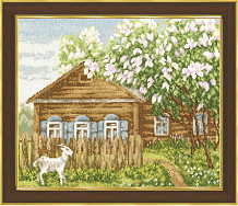 Вышивка МД-006 Деревенский пейзаж