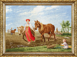 Вышивка МК-074 На пашне. Весна Вышивка МК-074 На пашне. Весна