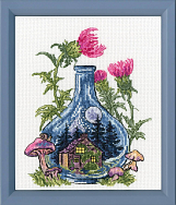 Вышивка М-018 Домик в бутылке