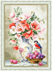 Вышивка ЛЦ-086 Акварельные маки Вышивка ЛЦ-086 Акварельные маки