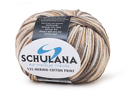 Пряжа Schulana 135 Merino Cotton Print (50) гр.